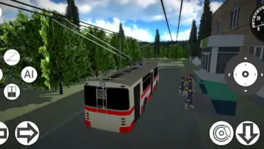 Micro-Trolleybus Simulator скриншот 3