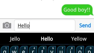Emoji Keyboard+ Blue theme скриншот 2