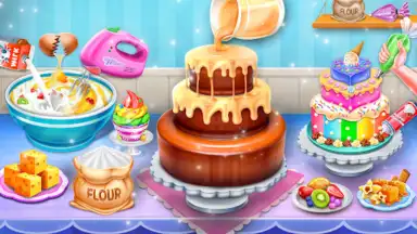 Cake Maker DIY Baking Games скриншот 4