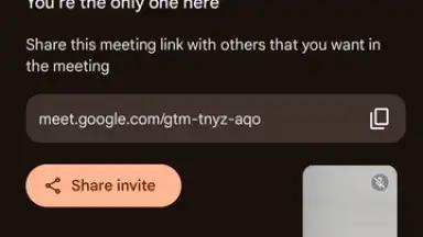 Google Meet скриншот 15
