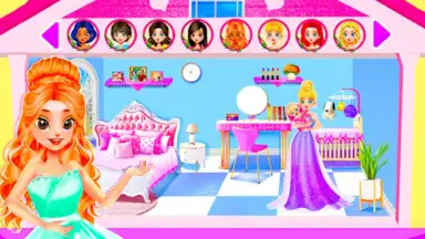 Princess Doll House Decoration скриншот 1