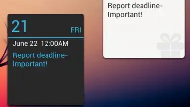 GO Calendar Widget скриншот 2