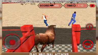 Angry Bull Attack Arena Sim 3D скриншот 11