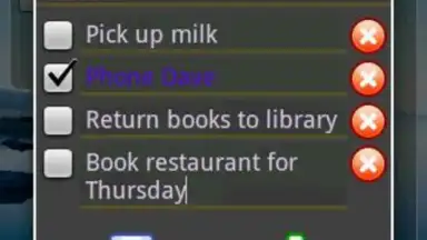 To-Do List Widget скриншот 1
