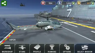 Gunship Battle: Helicopter 3D скриншот 2