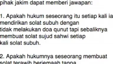 Cara Solat Subuh Dan Persoalannya скриншот 1