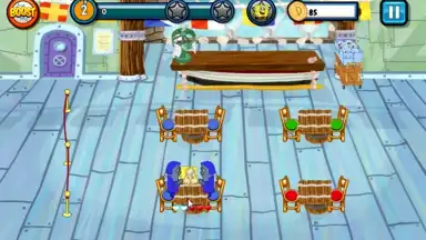 SpongeBob Diner Dash скриншот 2
