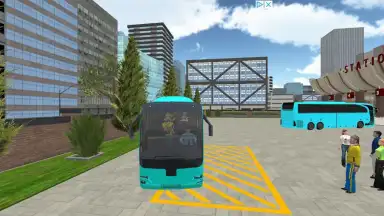 Euro Bus Simulator Bus Game 3D скриншот 3