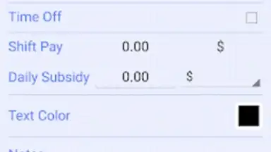 Shift Schedule скриншот 2