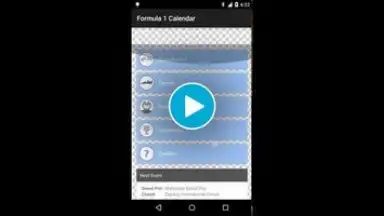 Formula Race Calendar скриншот 1