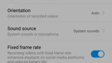 MIUI Screen recorder скриншот 3