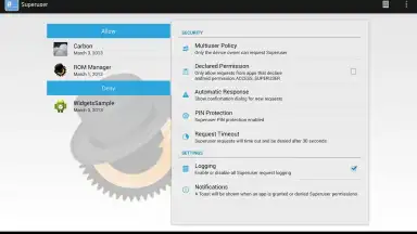 Superuser (for Android 4) скриншот 8
