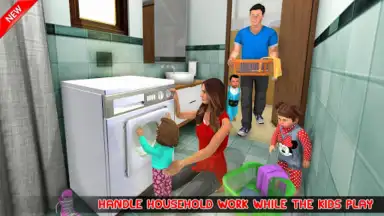 Mother Simulator Triplet Baby скриншот 3
