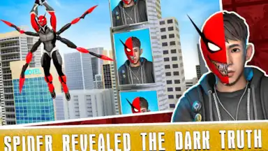 Black Spider Rope Superhero скриншот 5