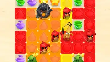 Angry Birds Match скриншот 2