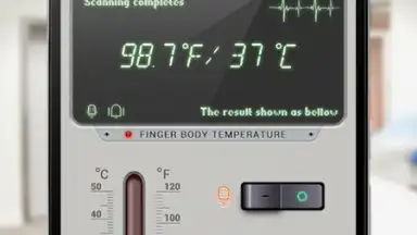 Температура тела Термометр скриншот 2