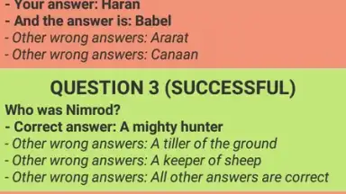 The bible quiz game скриншот 9