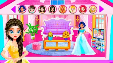 Princess Doll House Decoration скриншот 2