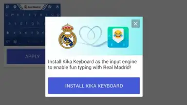 Real Madrid Kika Keyboard скриншот 4