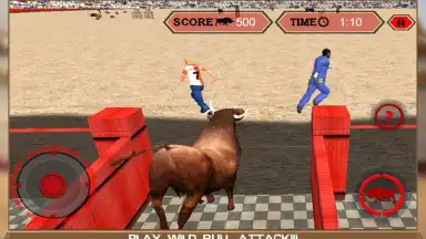 Angry Bull Attack Arena Sim 3D скриншот 7