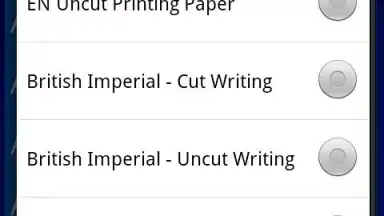Paper Formats скриншот 3