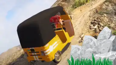 Autorickshaw Tuktuk Hill Drive скриншот 4