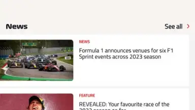 Official F1 ® App скриншот 3