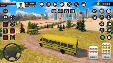 Offroad School Bus Driver Game скриншот 5