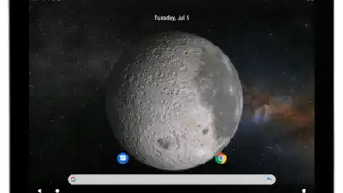 Moon 3D Live Wallpaper скриншот 9
