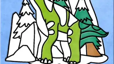 Dino Coloring Game скриншот 8