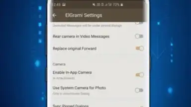 ElGrami Advanced Unofficial Telegram With Proxy скриншот 1