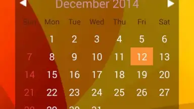 Month Calendar Widget скриншот 5