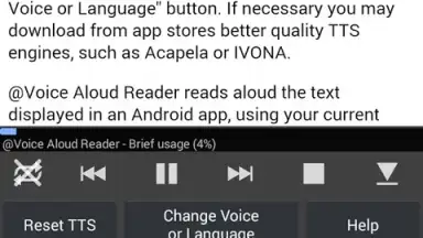 Voice Aloud Reader скриншот 7