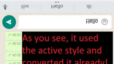 Upside Down Chat+ скриншот 10