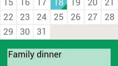Calendar Monthly скриншот 2