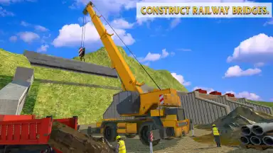 Train Station Construction Railway скриншот 4