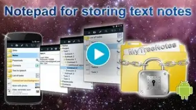 MyTreeNotes - Notepad (with folders) скриншот 2