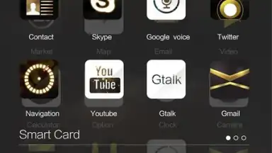 Gold Rush GOLauncher EX Theme скриншот 2