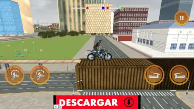 London City Motorbike Stunt Riding Simulator скриншот 7