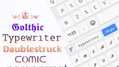 Fonts Aa - Keyboard Fonts Art скриншот 8