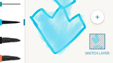 Adobe Photoshop Sketch скриншот 10