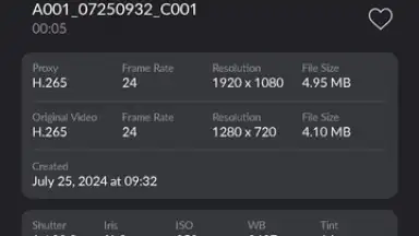 Blackmagic Camera скриншот 8