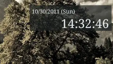 Seconds Clock Widget скриншот 4