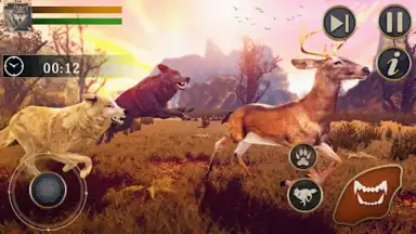 The Wild Wolf Animal Simulator скриншот 1
