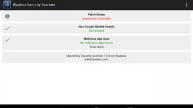 Bluebox Security Scanner скриншот 1
