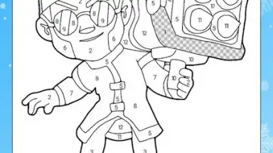 Coloring Brawl Stars скриншот 5