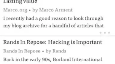 Instapaper скриншот 2