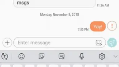 Samsung Messages скриншот 4