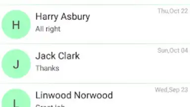 SMS text messaging app скриншот 8