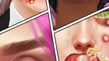 ASMR Doctor Makeup Salon games скриншот 6